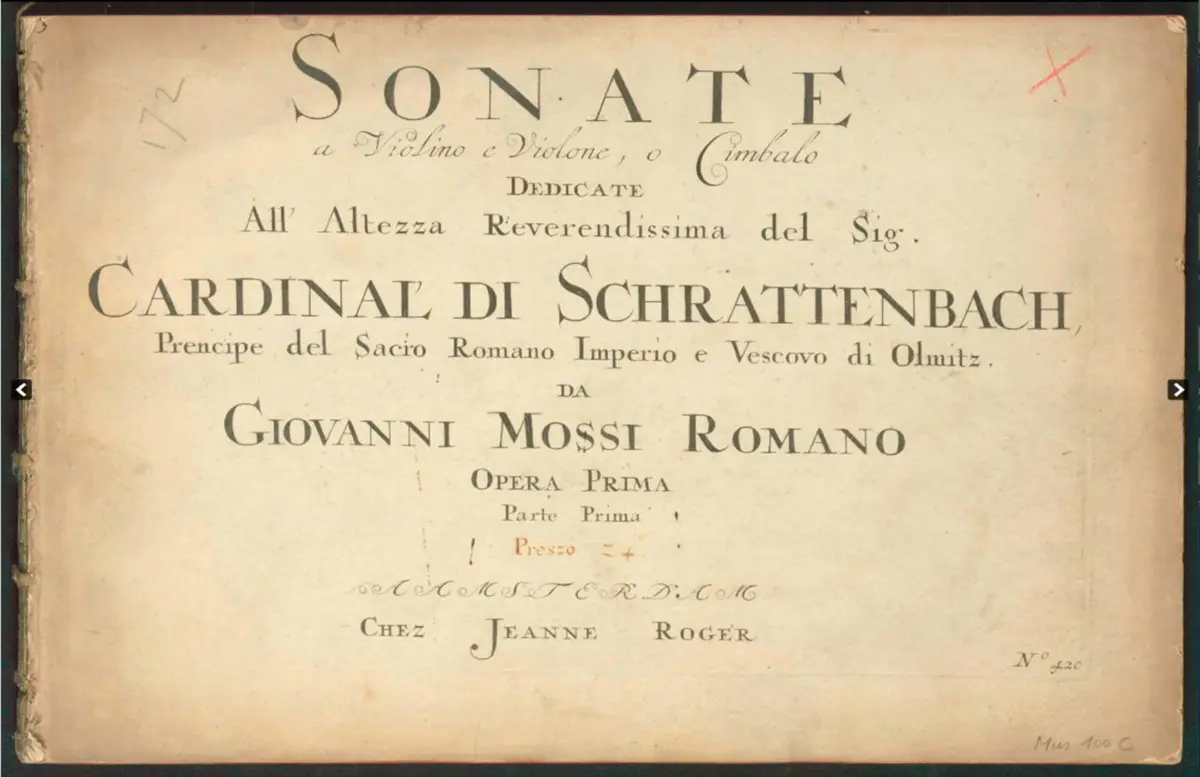 12 Violin Sonatas - Page 1
