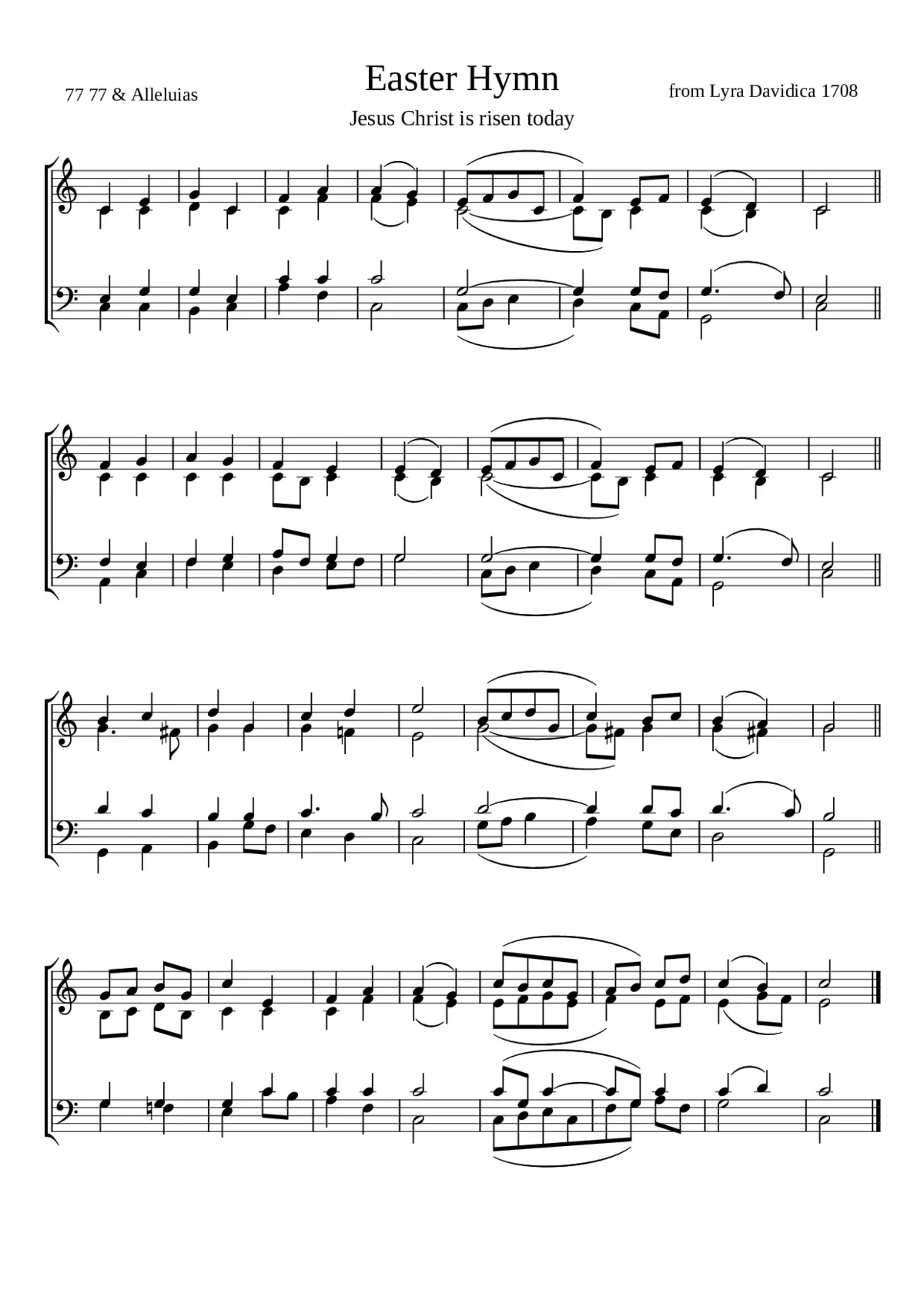 Easter Hymn - Page 1