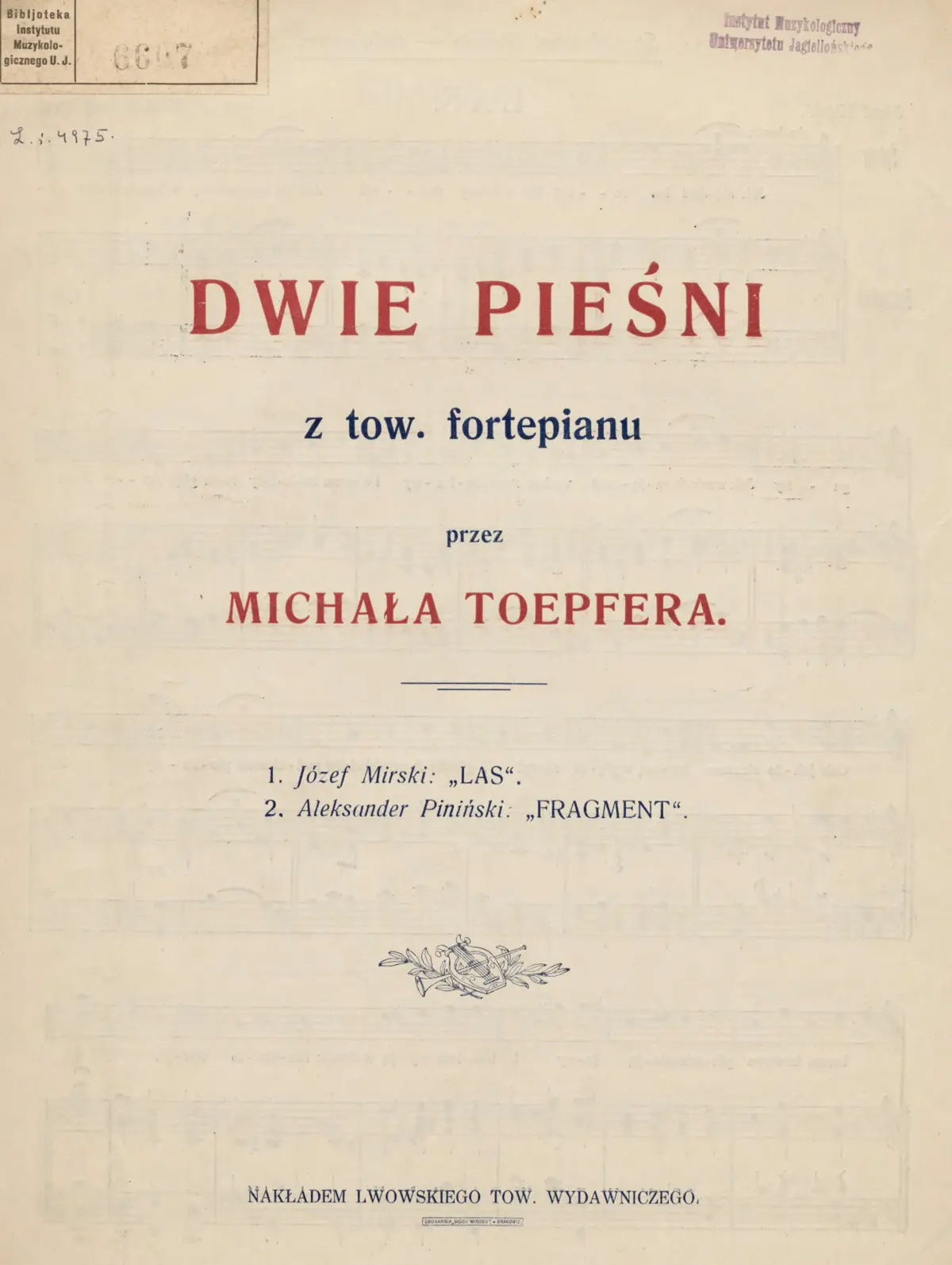 2 Pieśni - Page 1