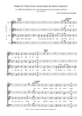 Psalm 22, Op. 78, No. 3