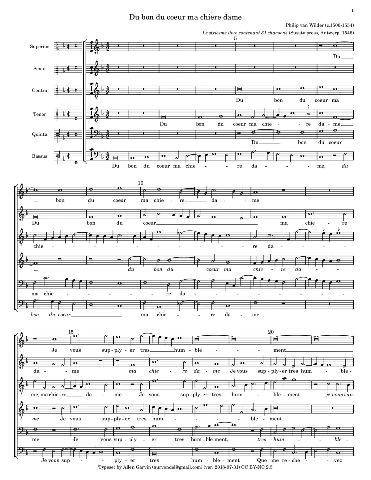 Du bon du cueur - Page 1