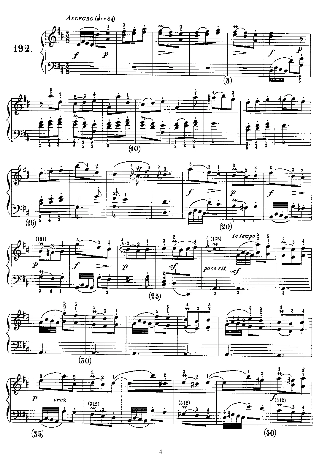 Keyboard Sonata in D major - Page 1