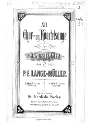 12 Kor- og kvartetsange