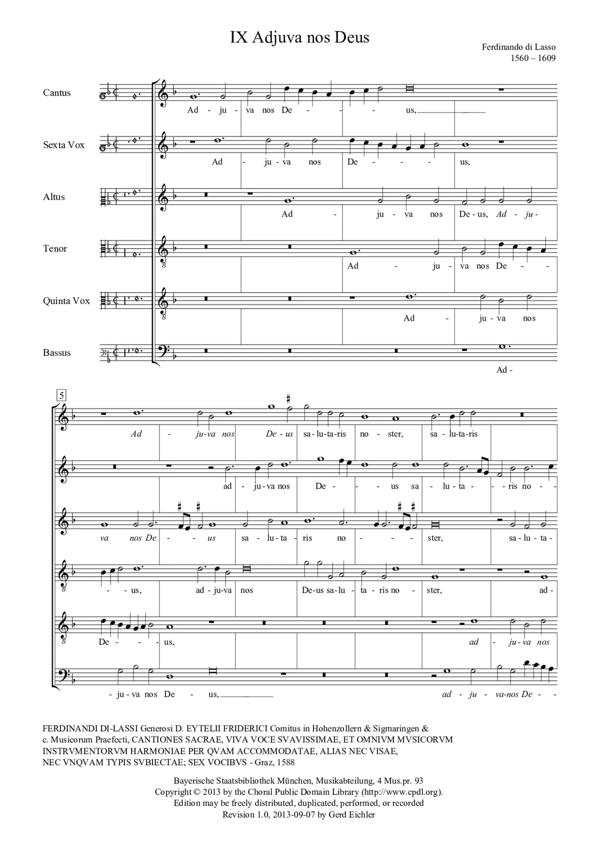 Adjuva nos Deus - Page 1