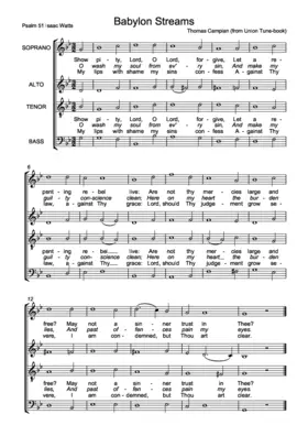 Babylon streams (Psalm 51)