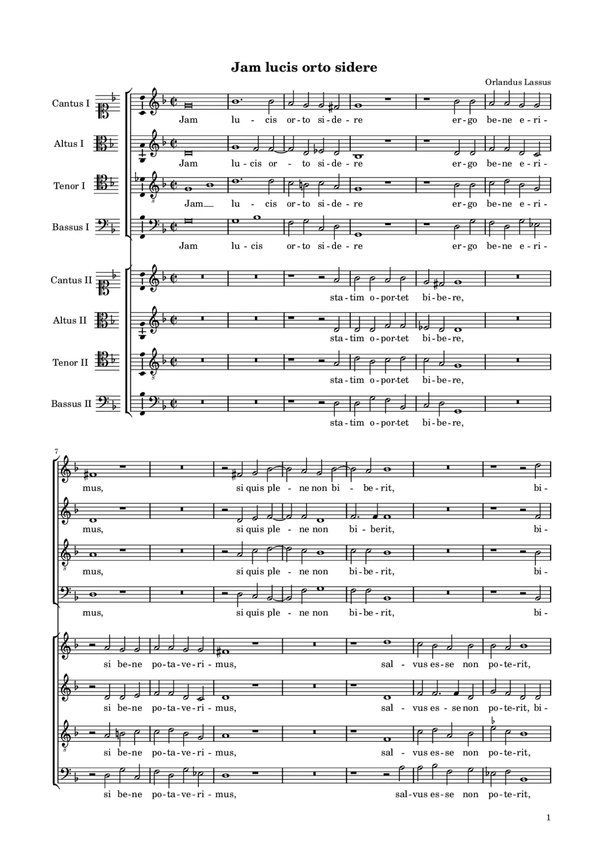 Jam lucis orto sidere - Page 1