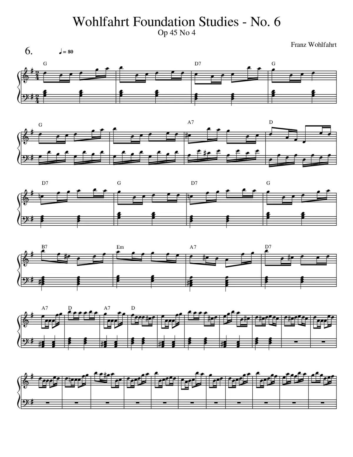 60 Studies for the Violin Op.45 - Page 1