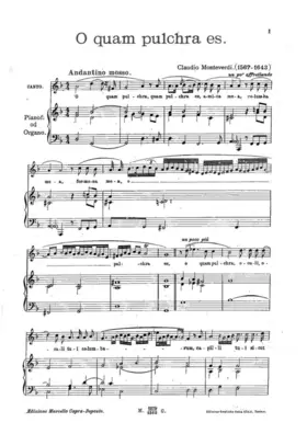 O quam pulchra es amica mea