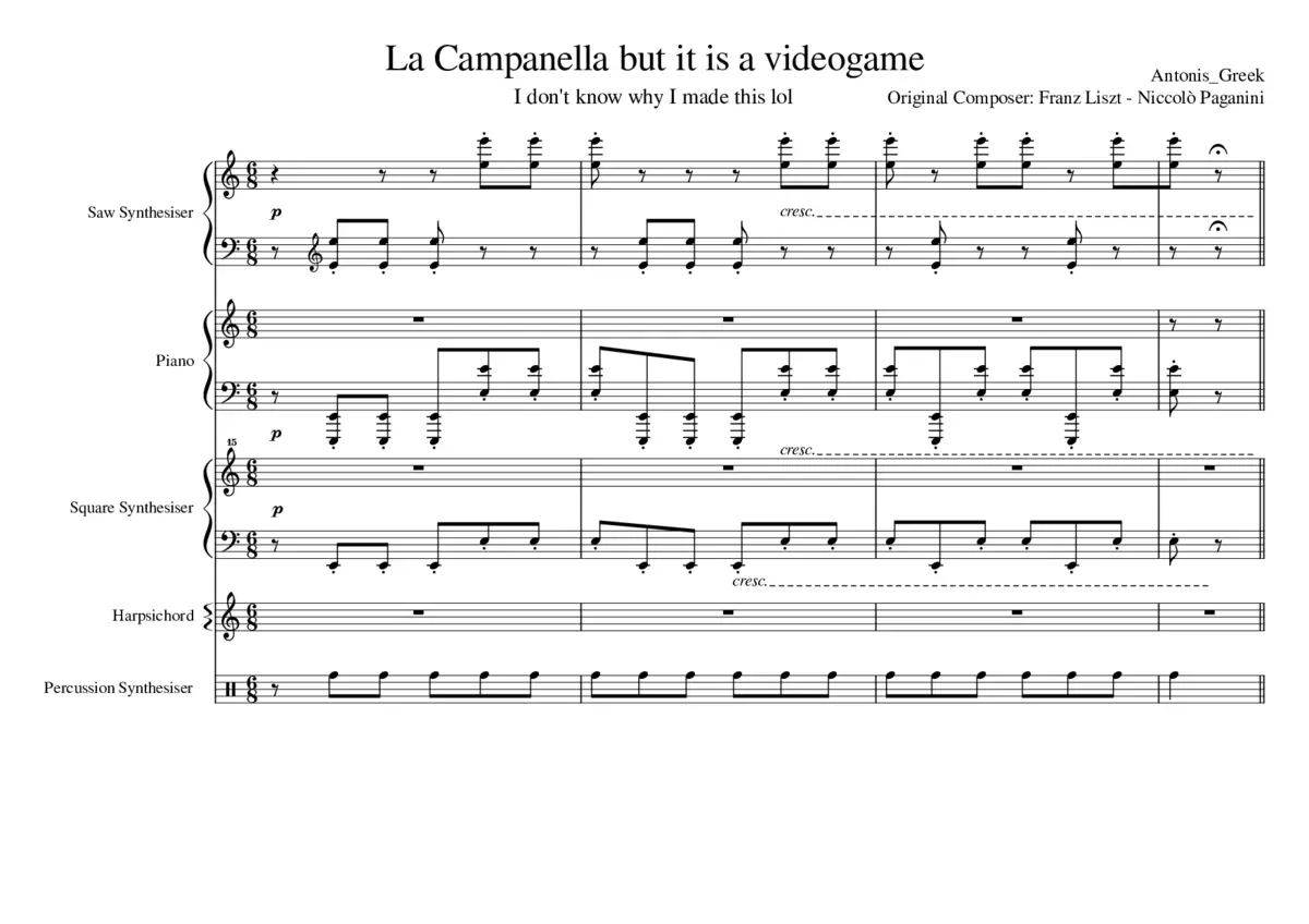 La Campanella but it is a videogame (kind of) - Page 1