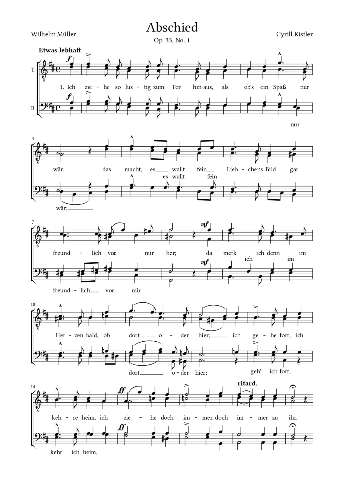 Abschied - Page 1