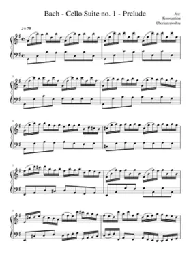 Cello Suite No.1 in G major BWV 1007