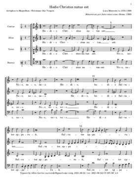 Hodie Christus natus est