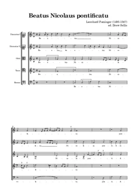 Beatus Nicolaus pontificatu