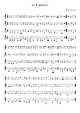 14. Gaillarde