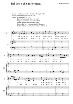 Bel desio che mi tormenti