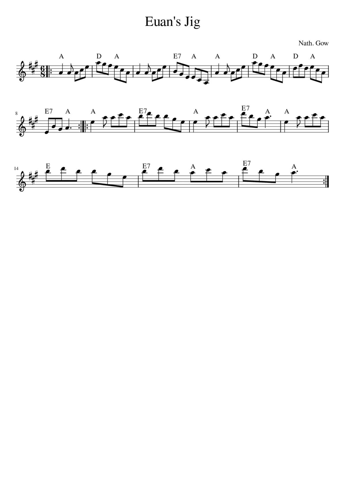 Euan's Jig - Page 1