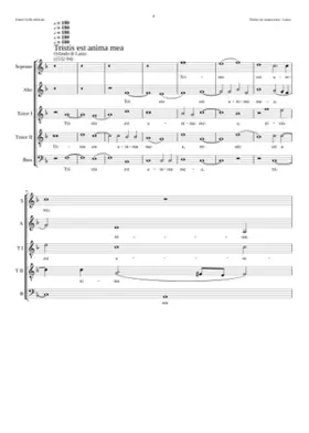 Tristis est anima mea