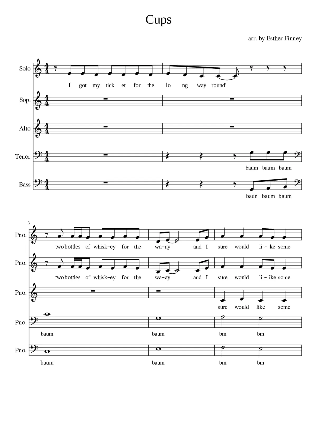 pitch perfect - cups - Page 1