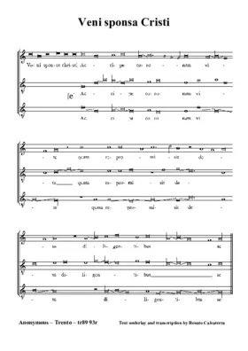 Veni sponsa Christi