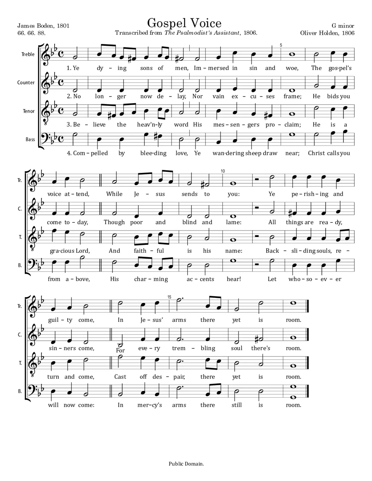 Gospel Voice - Page 1