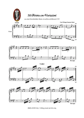 Arietta con Variazioni