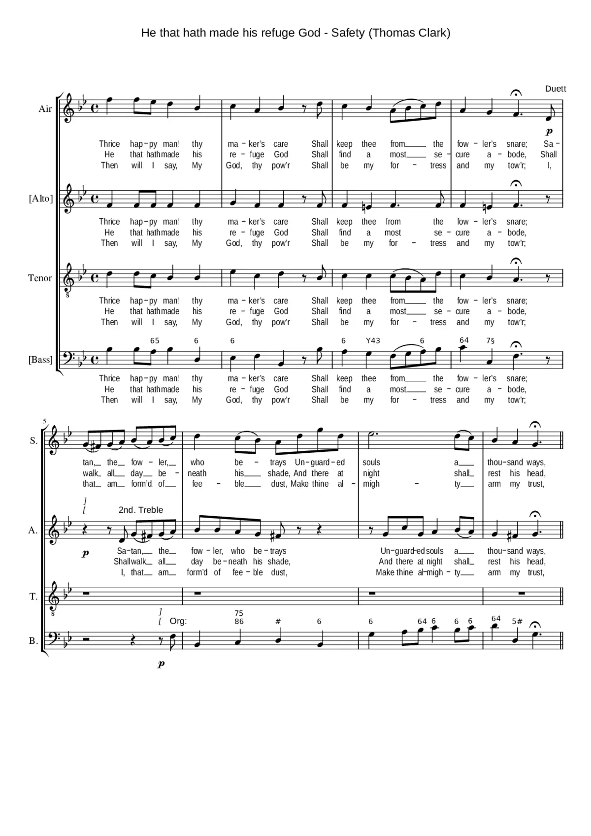 He that hath made his refuge God - Page 1