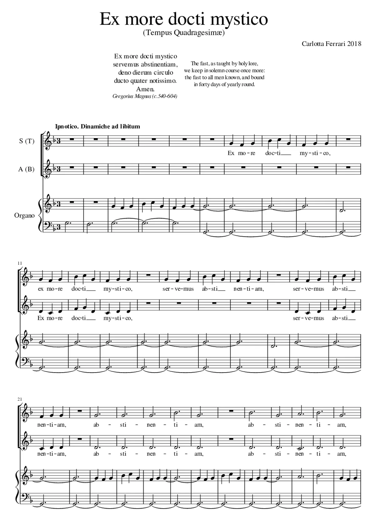 Ex more docti mystico - Page 1
