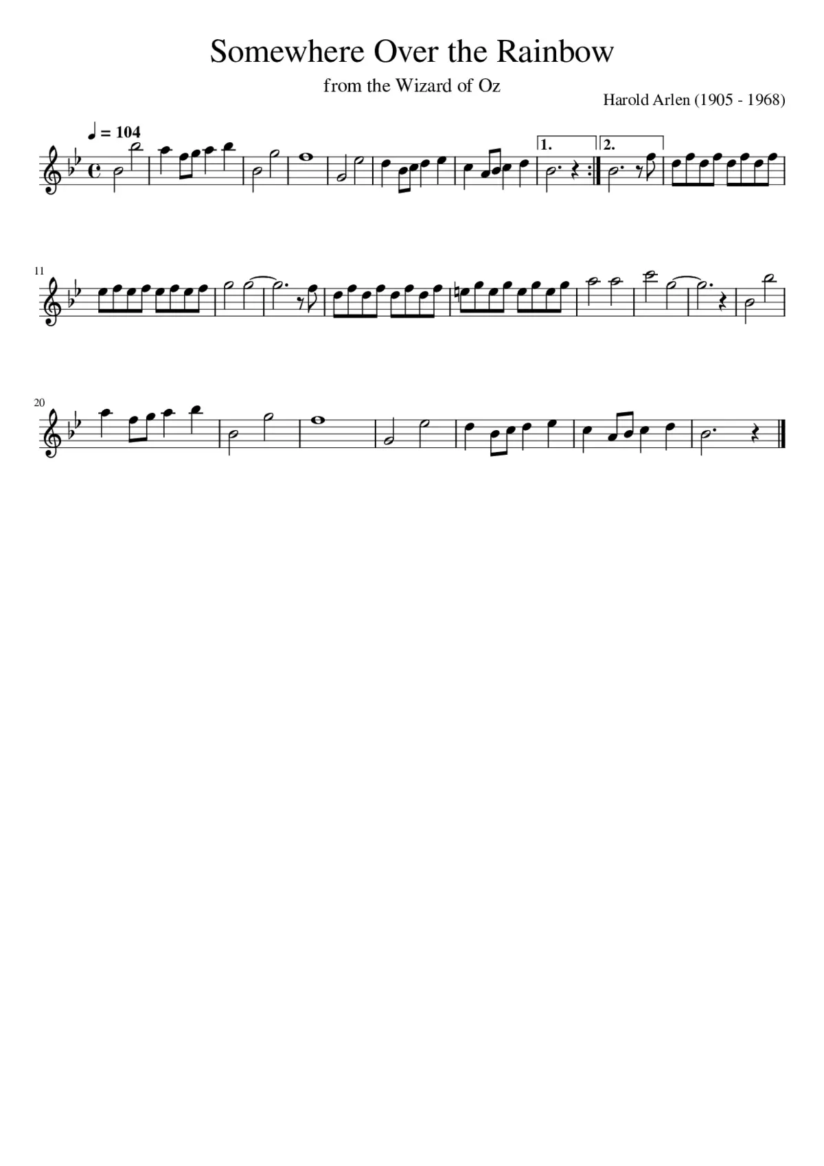 over the rainbow - Page 1