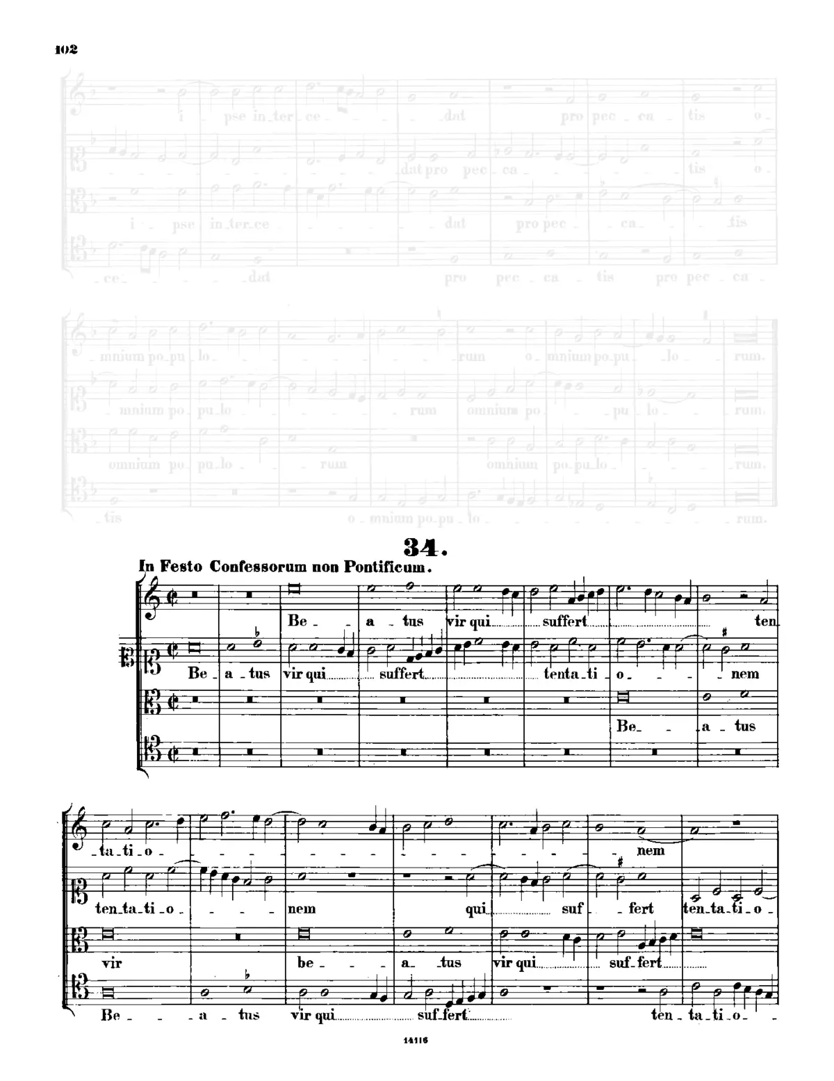 Beatus vir qui suffert - Page 1