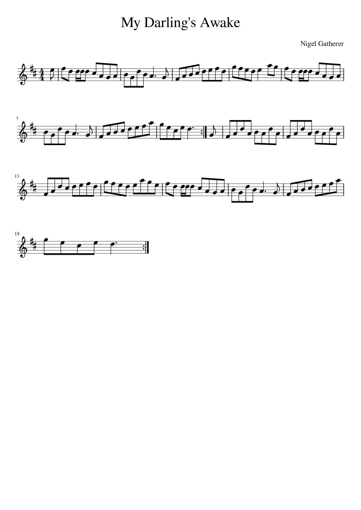 My Darling's Awake - Page 1