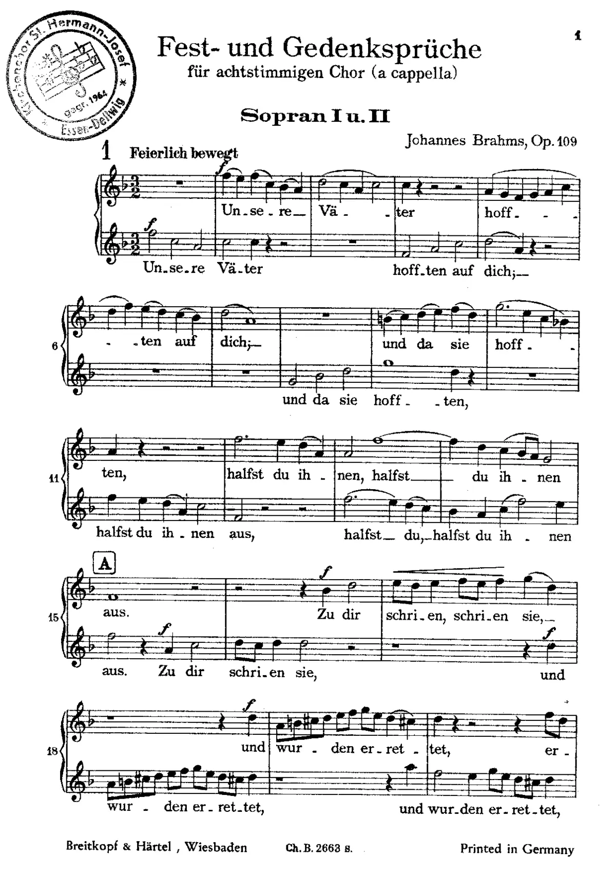 Fest- und Gedenksprüche - Page 1