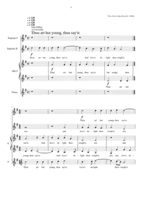 Thou art but young thou say'st