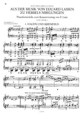 Aus der Musik von Eduard Lassen