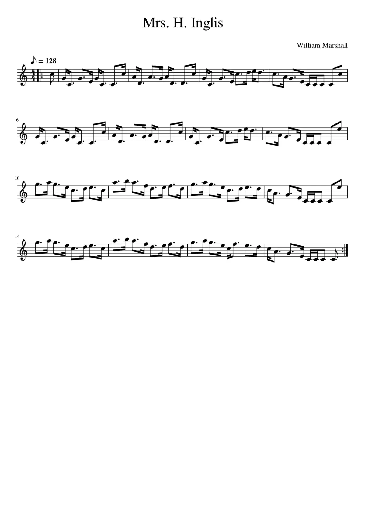 Mrs. H. Inglis - Page 1