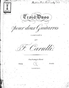 3 Duos pour deux guitarres