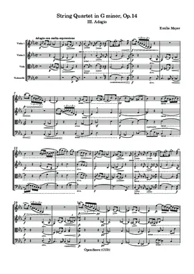 String Quartet in G minor, Op.14