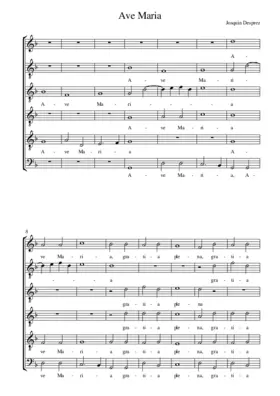 Ave Maria … benedicta tu, a 6