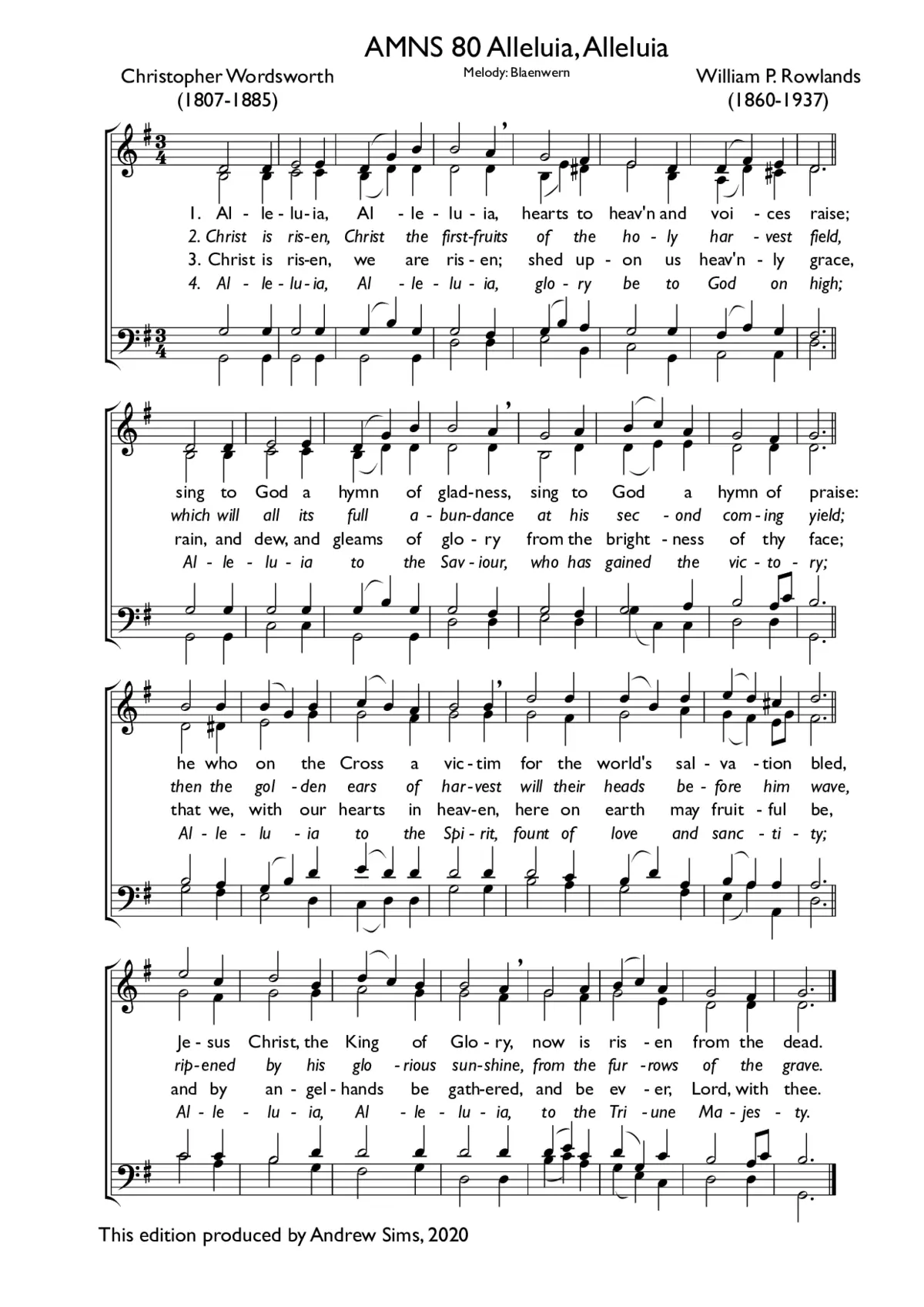 Alleluia, alleluia - Page 1