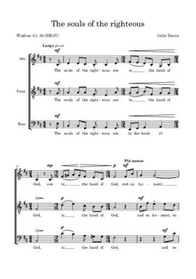 The souls of the righteous