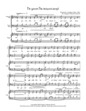 He giveth His beloved sleep