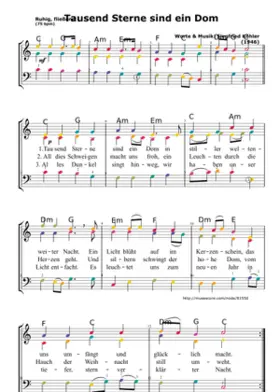 tausend sterne sind ein dom