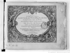 Pseaumes de David à 3 parties