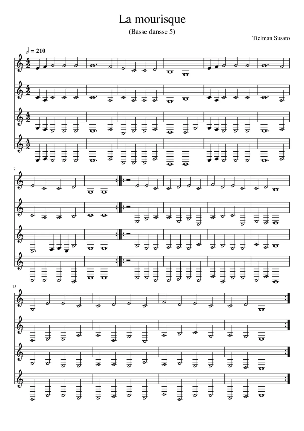 La mourisque - Page 1