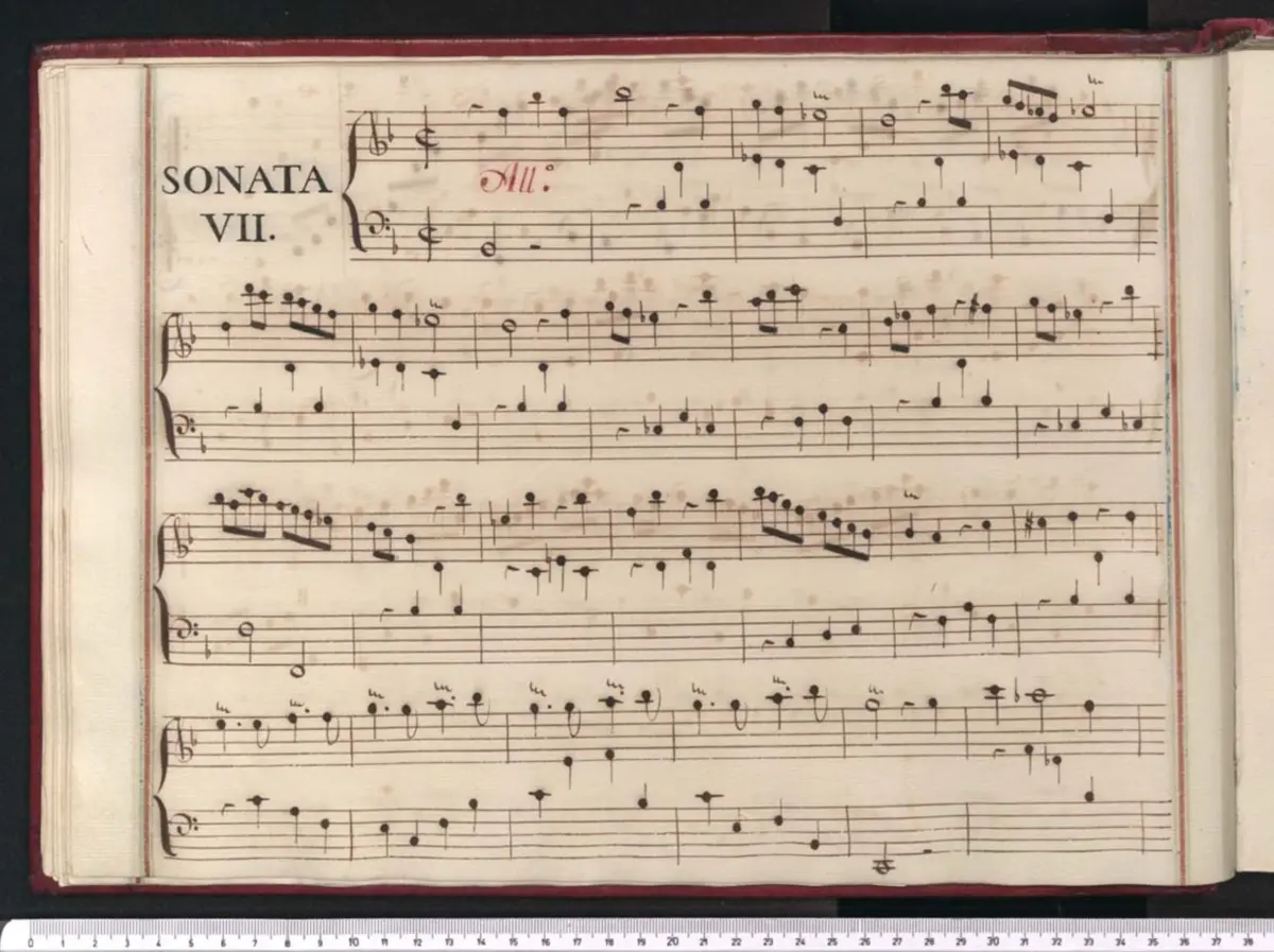 Keyboard Sonata in B-flat major - Page 1