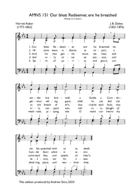 Our blest Redeemer, ere he breathed