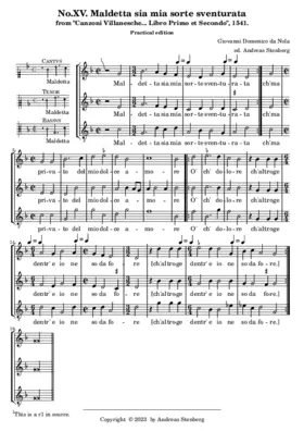 Maldetta sia mia sorte