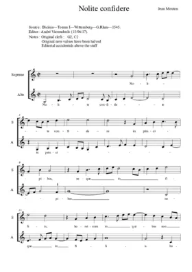 Nolite confidere in principibus