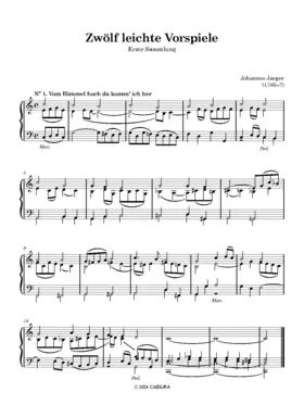12 leichte Vorspiele, Heft 1