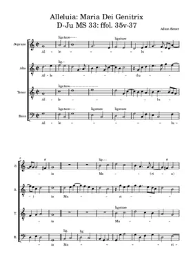 Alleluia: Maria Dei Genitrix