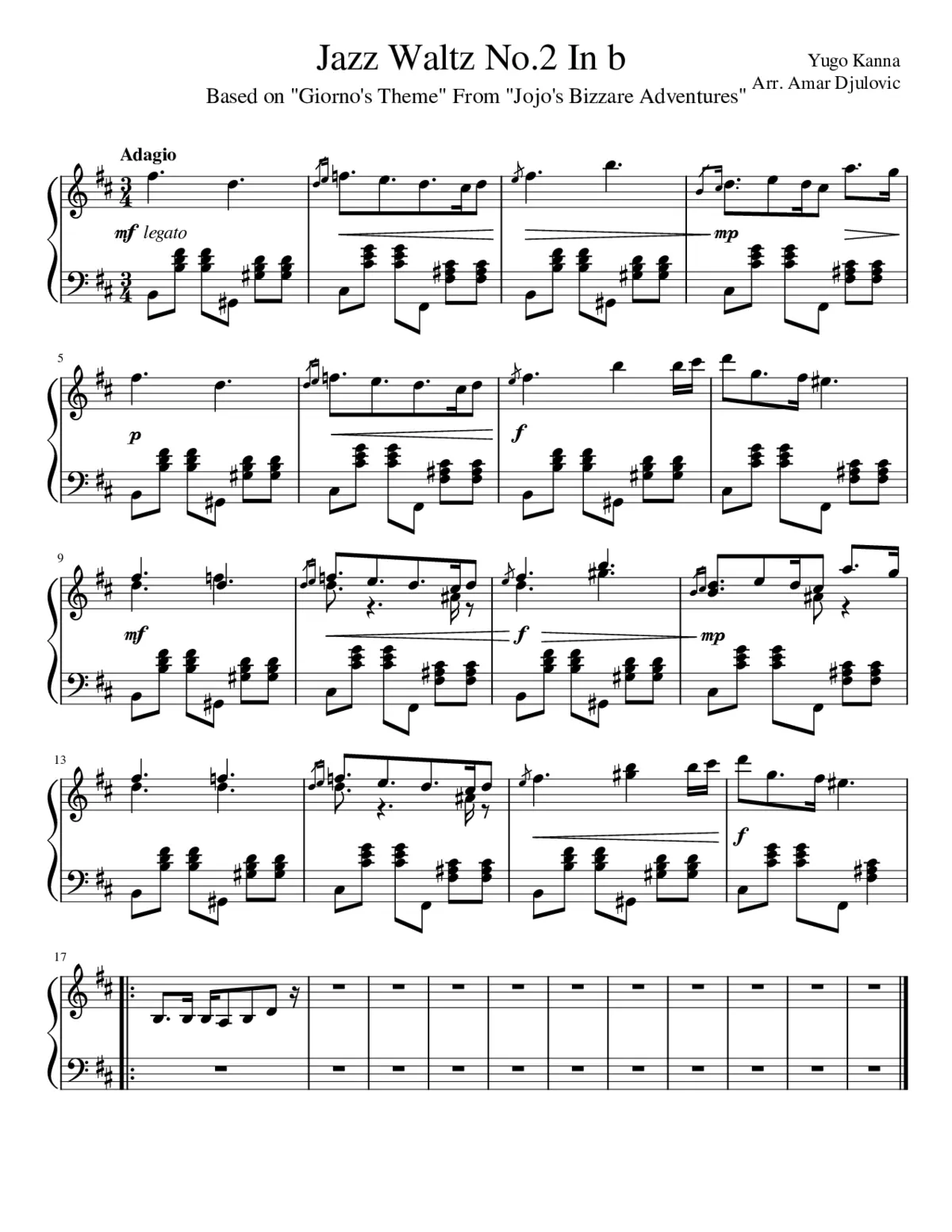 Giorno's theme - Page 1